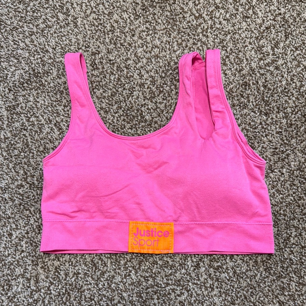 Justice Sport Pink Sports Bra
